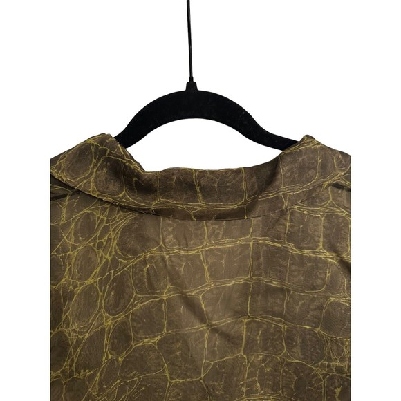 Herve Leger Paris Silk Blend Sheer Top Size US 6 - Picture 8 of 16